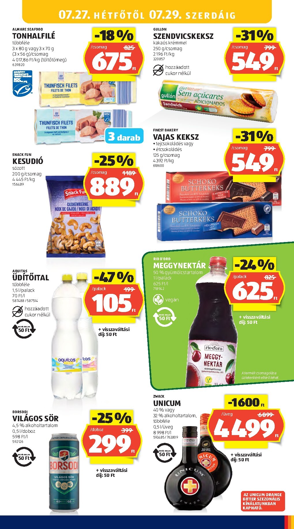 aldi - Aldi hirdetmény a következő hétre csütörtöktől 2026.07.23.-tól szerdától 2026.07.29.-ig - page: 31