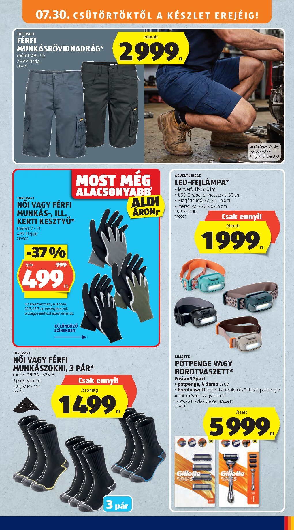 aldi - Aldi hirdetmény a következő hétre csütörtöktől 2026.07.30.-tól szerdától 2026.08.05.-ig - page: 43
