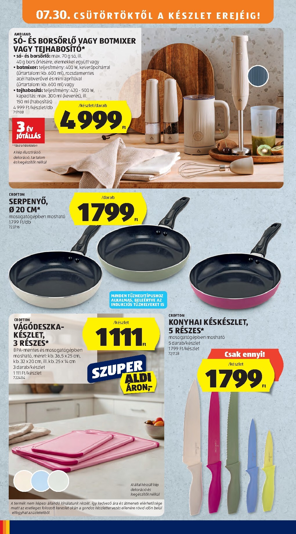 aldi - Aldi hirdetmény a következő hétre csütörtöktől 2026.07.30.-tól szerdától 2026.08.05.-ig - page: 34