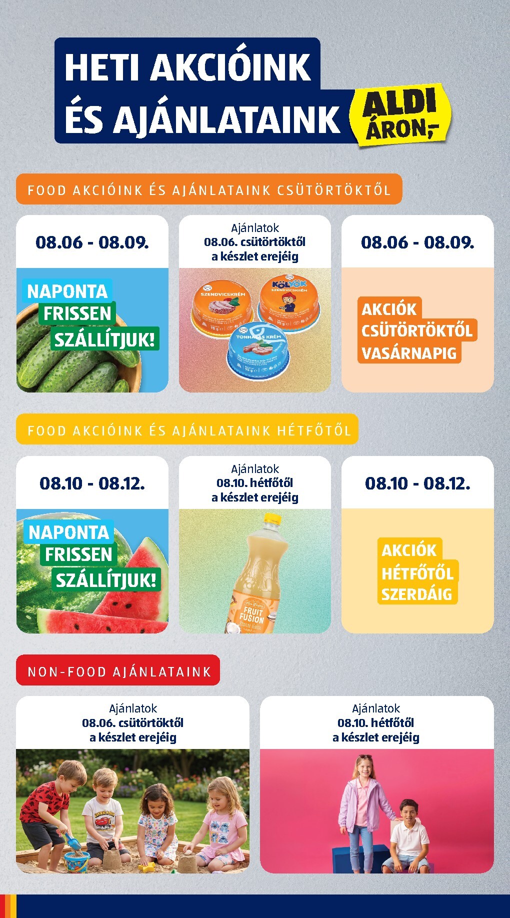 aldi - A jövőbeli Aldi akciós újság csütörtöktől 2026.08.06.-tól vasárnaptól 2026.08.09.-ig érvényes. - page: 6