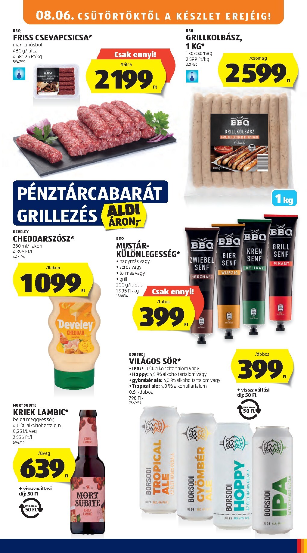 aldi - A jövőbeli Aldi akciós újság csütörtöktől 2026.08.06.-tól szerdától 2026.08.12.-ig érvényes. - page: 13