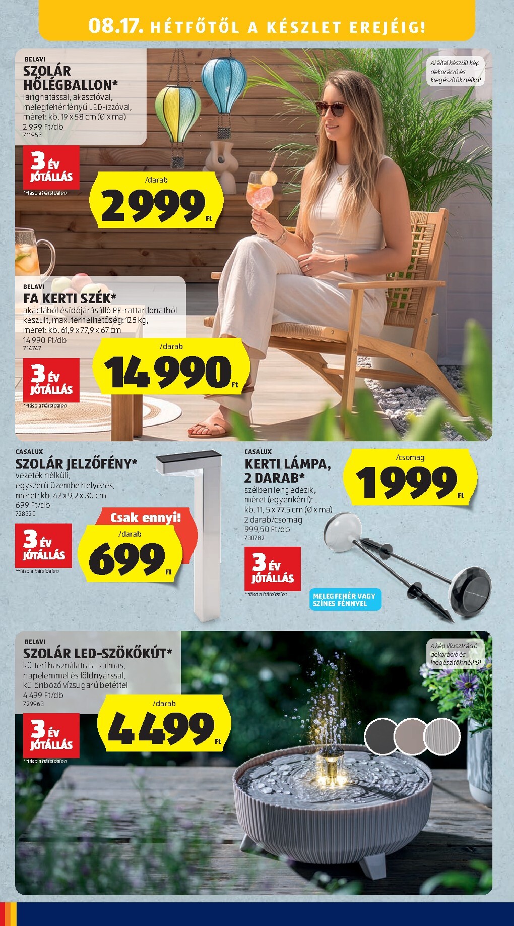 aldi - Aldi - Középső sor termékei hirdetmény a következő hétre csütörtöktől 2026.08.13.-tól szerdától 2026.08.19.-ig - page: 10