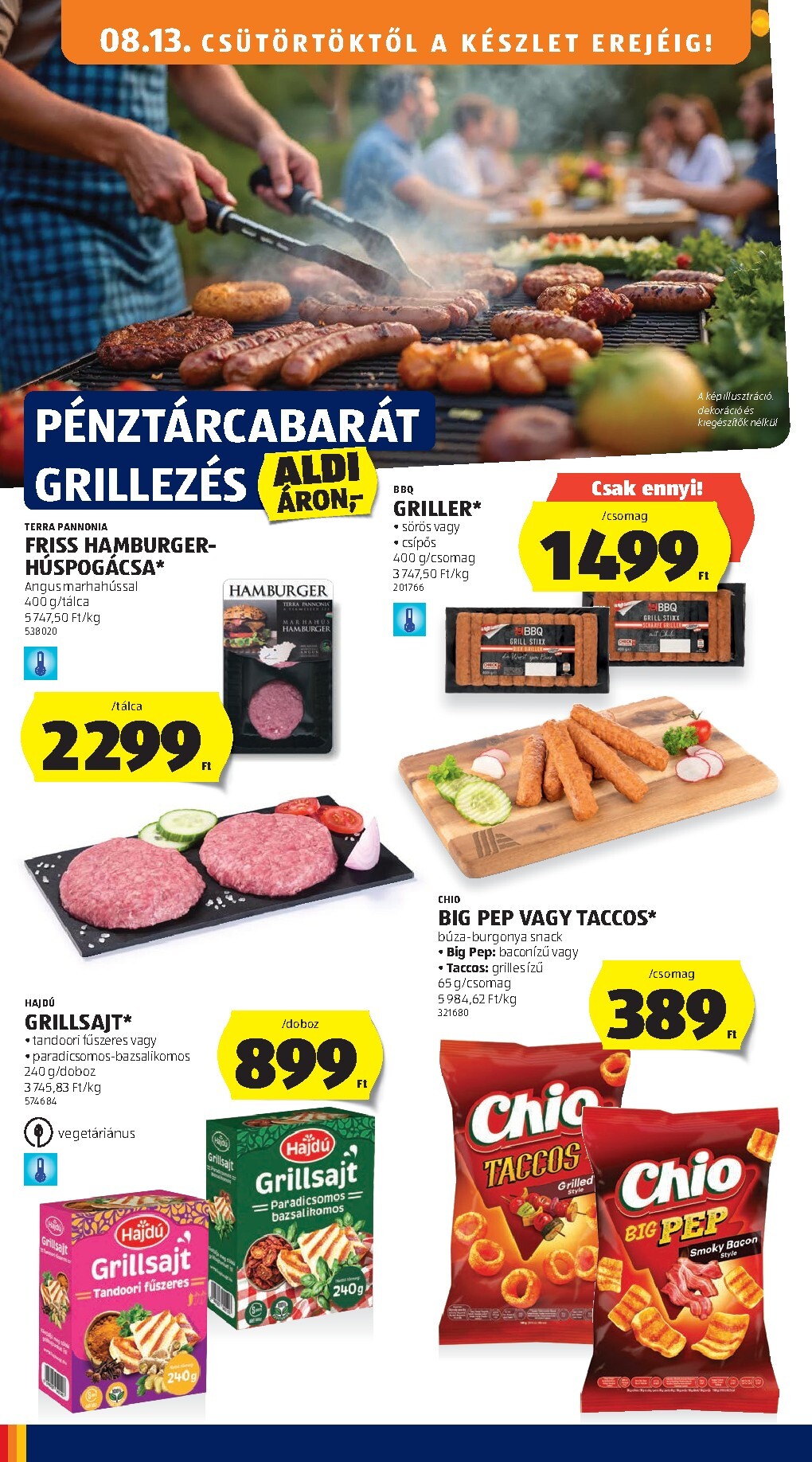 aldi - Aldi hirdetmény a következő hétre csütörtöktől 2026.08.13.-tól szerdától 2026.08.19.-ig - page: 16