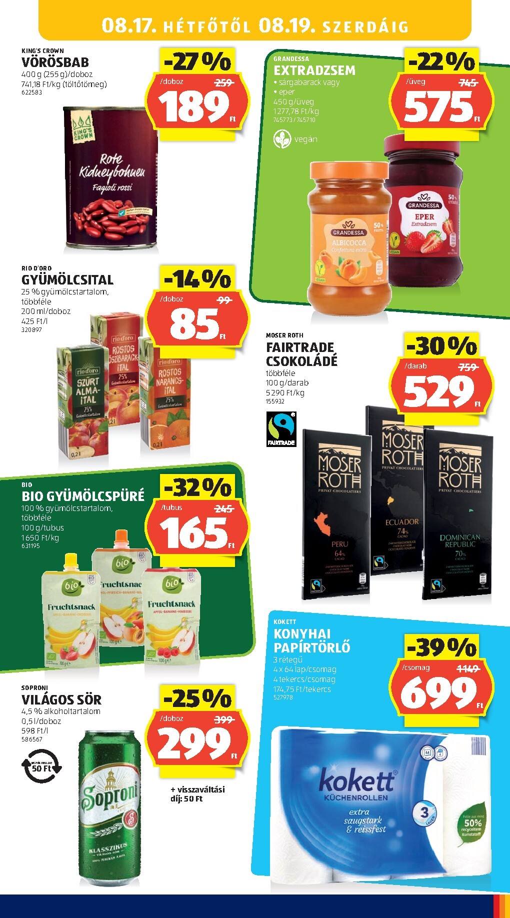 aldi - Aldi hirdetmény a következő hétre csütörtöktől 2026.08.13.-tól szerdától 2026.08.19.-ig - page: 27