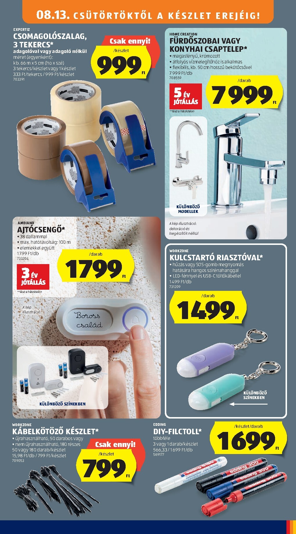 aldi - Aldi hirdetmény a következő hétre csütörtöktől 2026.08.13.-tól szerdától 2026.08.19.-ig - page: 35