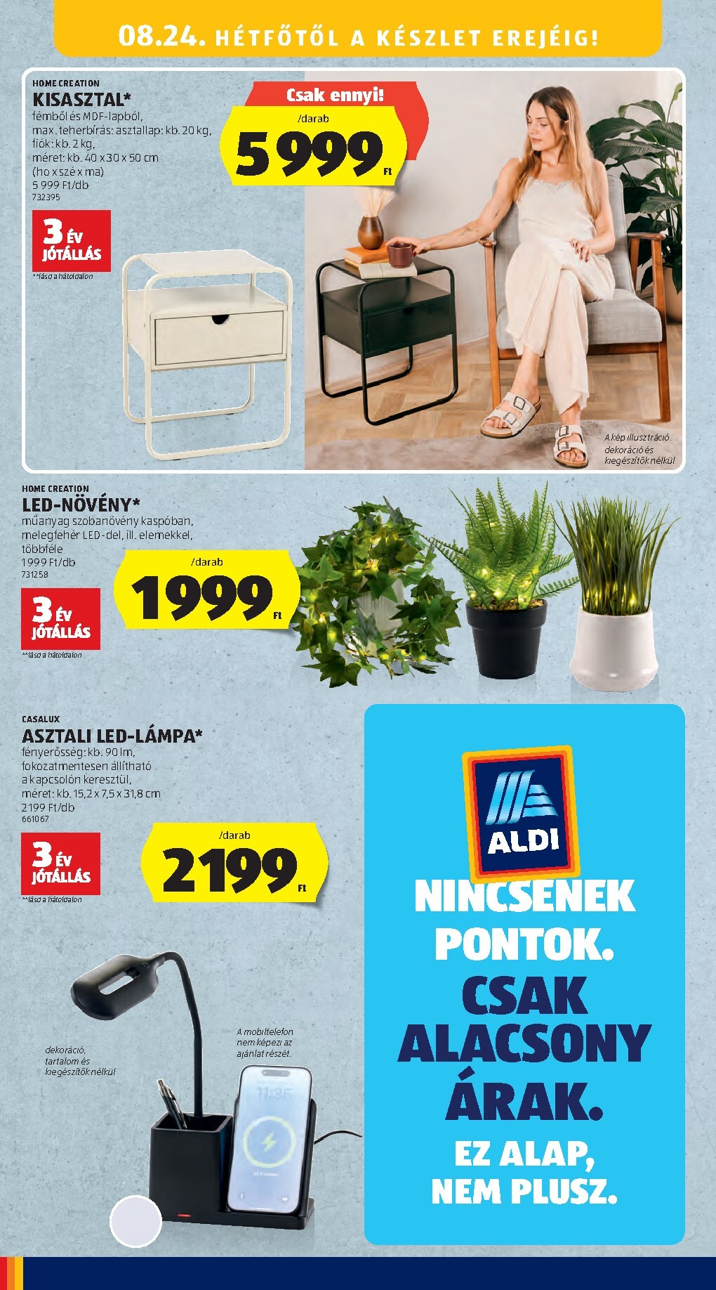 aldi - Aldi - Középső sor termékei hirdetmény a következő hétre péntektől 2026.08.21.-tól szerdától 2026.08.26.-ig - page: 10