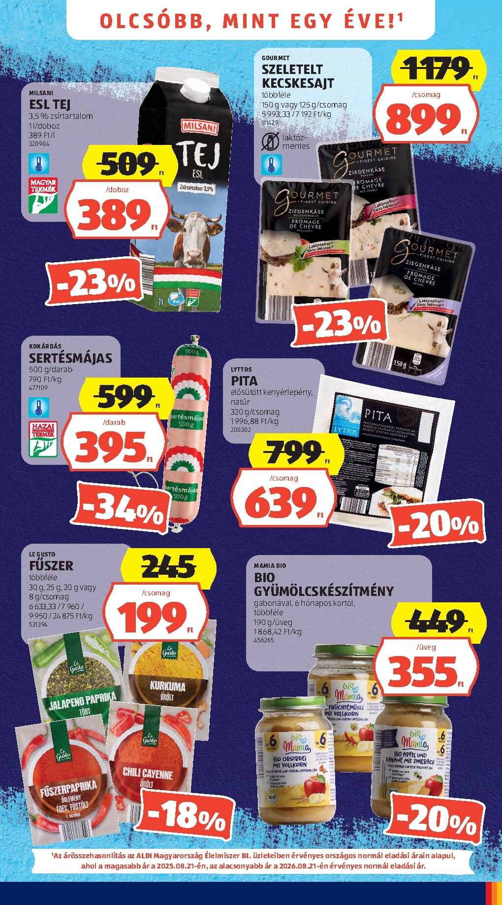 aldi - Aldi hirdetmény a következő hétre péntektől 2026.08.21.-tól szerdától 2026.08.26.-ig - page: 3