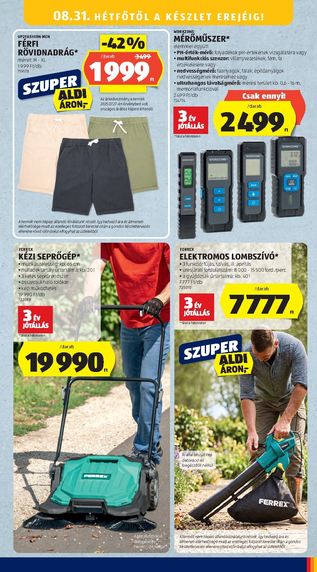 aldi - Aldi hirdetmény a következő hétre csütörtöktől 2026.08.27.-tól szerdától 2026.09.02.-ig - page: 47