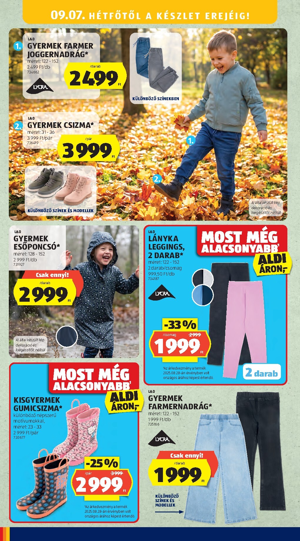 aldi - Aldi - Középső sor termékei hirdetmény a következő hétre csütörtöktől 2026.09.03.-tól szerdától 2026.09.09.-ig - page: 8