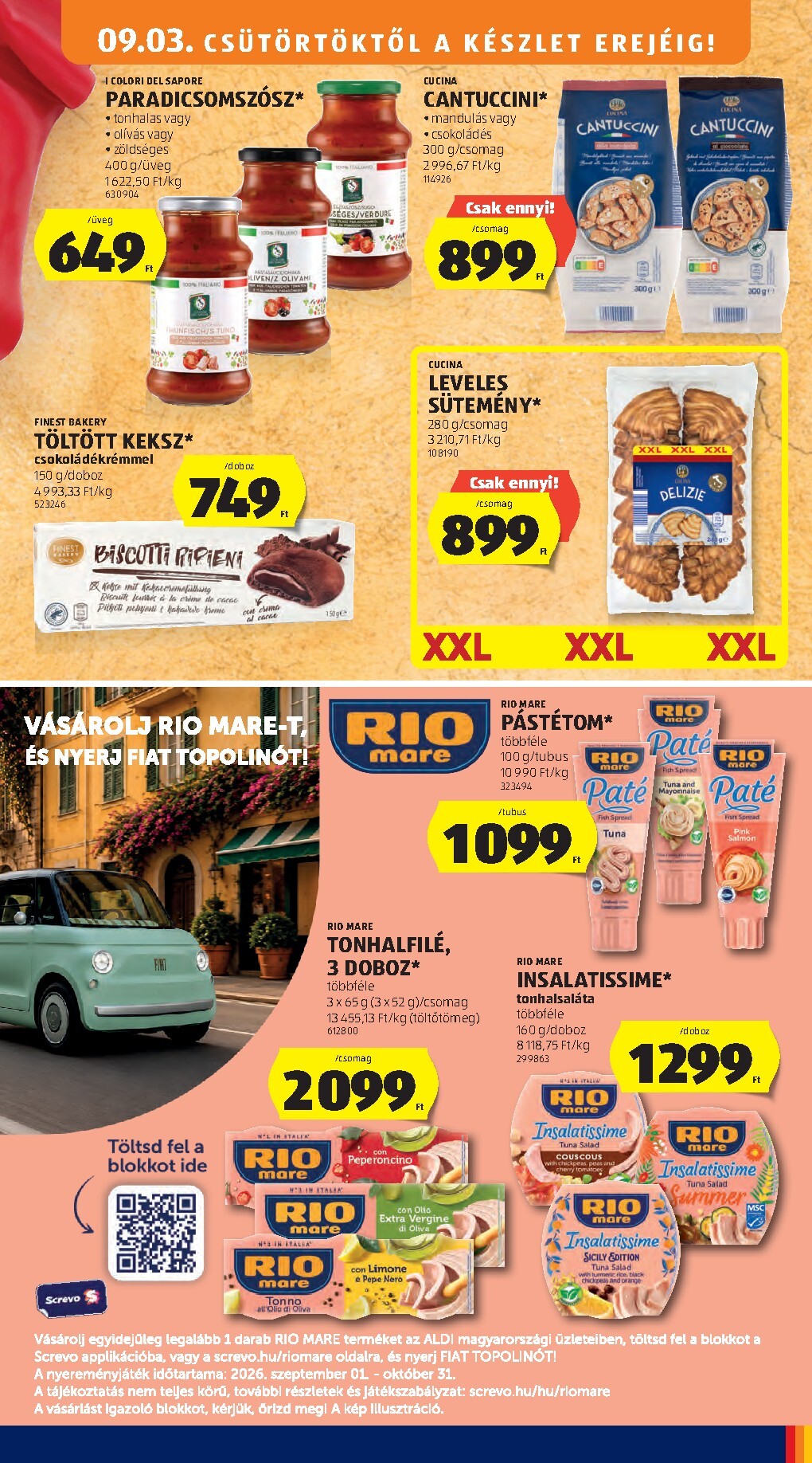aldi - A jövőbeli Aldi akciós újság csütörtöktől 2026.09.03.-tól szerdától 2026.09.09.-ig érvényes. - page: 23