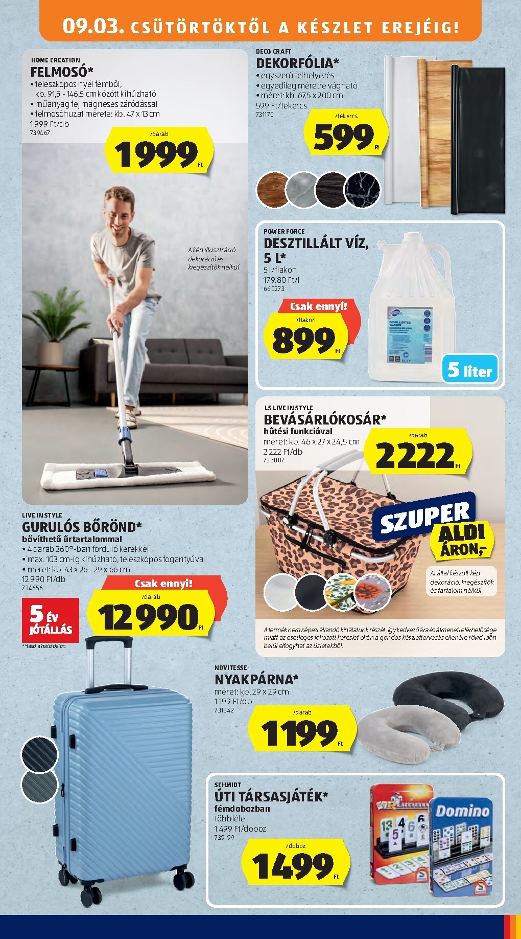 aldi - A jövőbeli Aldi akciós újság csütörtöktől 2026.09.03.-tól szerdától 2026.09.09.-ig érvényes. - page: 43