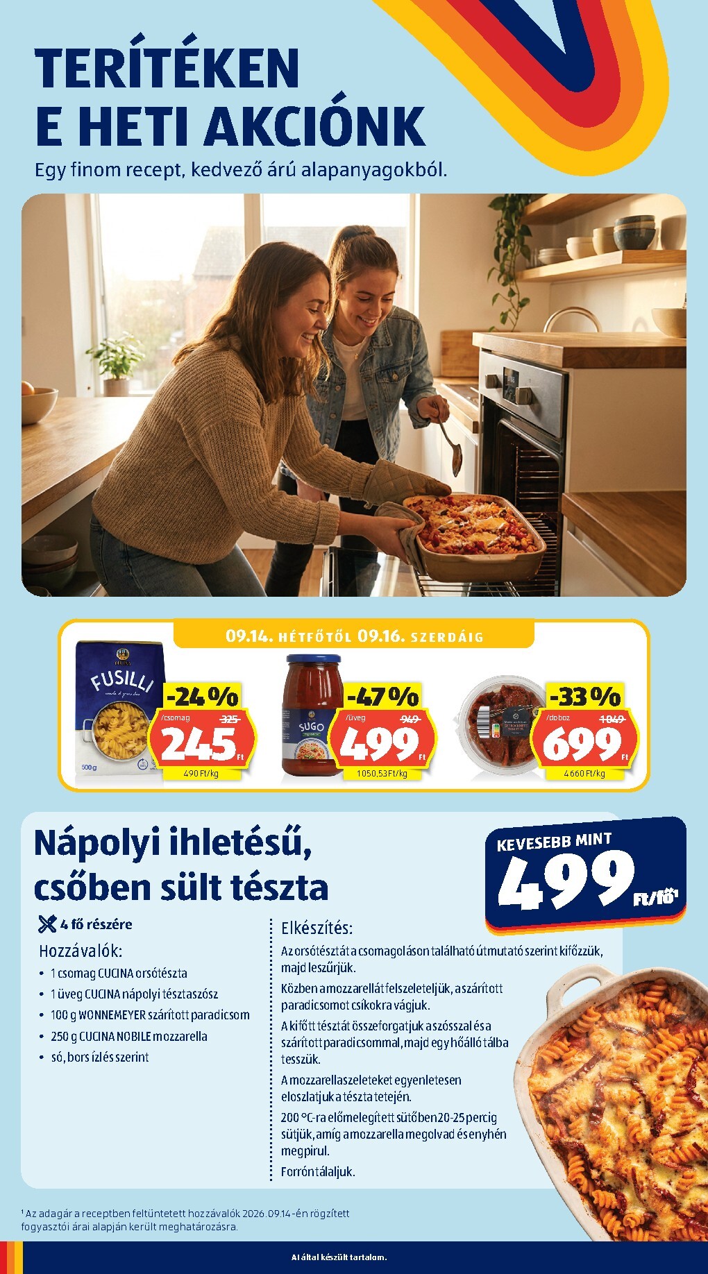 aldi - Aldi hirdetmény a következő hétre csütörtöktől 2026.09.10.-tól szerdától 2026.09.16.-ig - page: 46