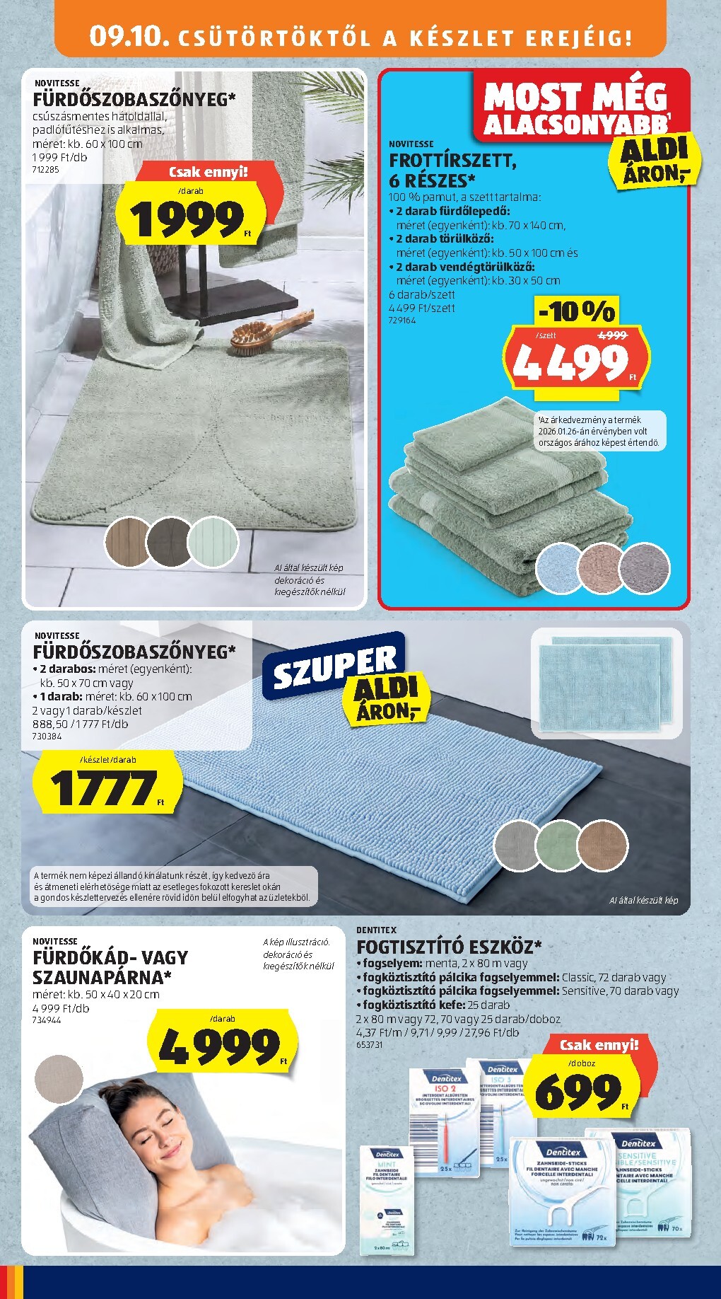 aldi - Aldi hirdetmény a következő hétre csütörtöktől 2026.09.10.-tól szerdától 2026.09.16.-ig - page: 34