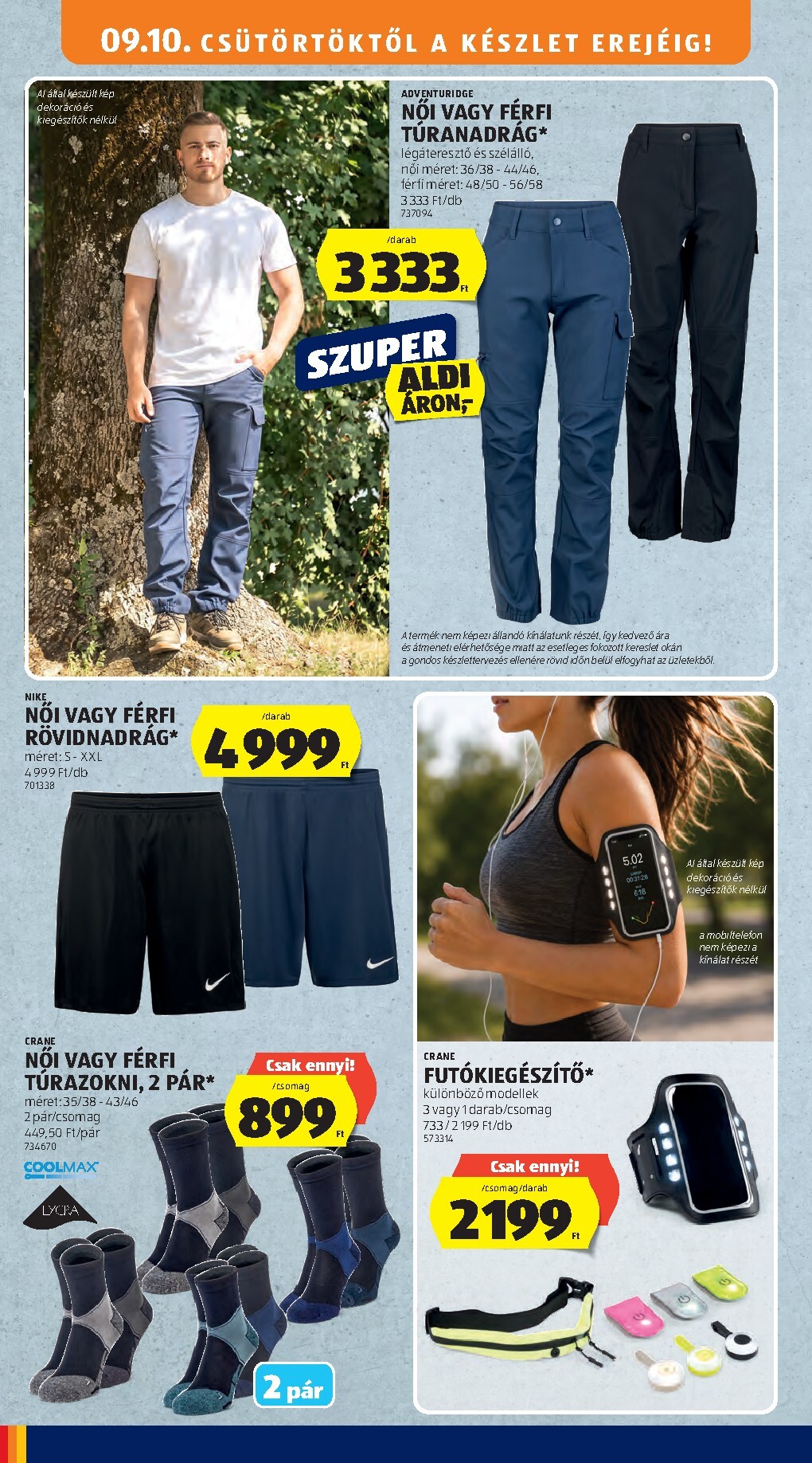 aldi - Aldi - Középső sor termékei hirdetmény a következő hétre csütörtöktől 2026.09.10.-tól szerdától 2026.09.16.-ig - page: 2