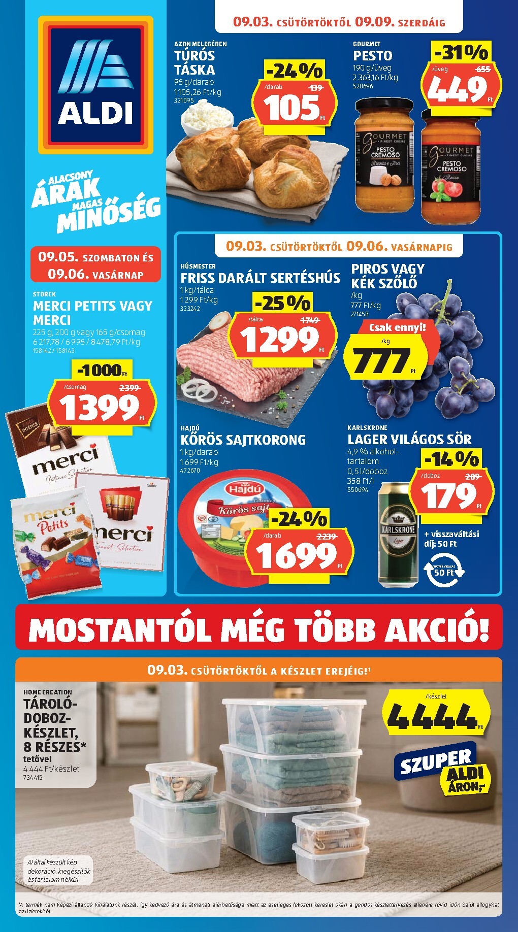 aldi - Aktuális Aldi szórólap érvényes csütörtöktől 2026.09.03.-től szerdától 2026.09.09.-ig