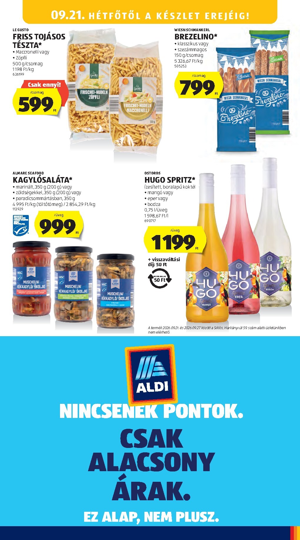 aldi - Aldi hirdetmény a következő hétre csütörtöktől 2026.09.17.-tól szerdától 2026.09.23.-ig - page: 19