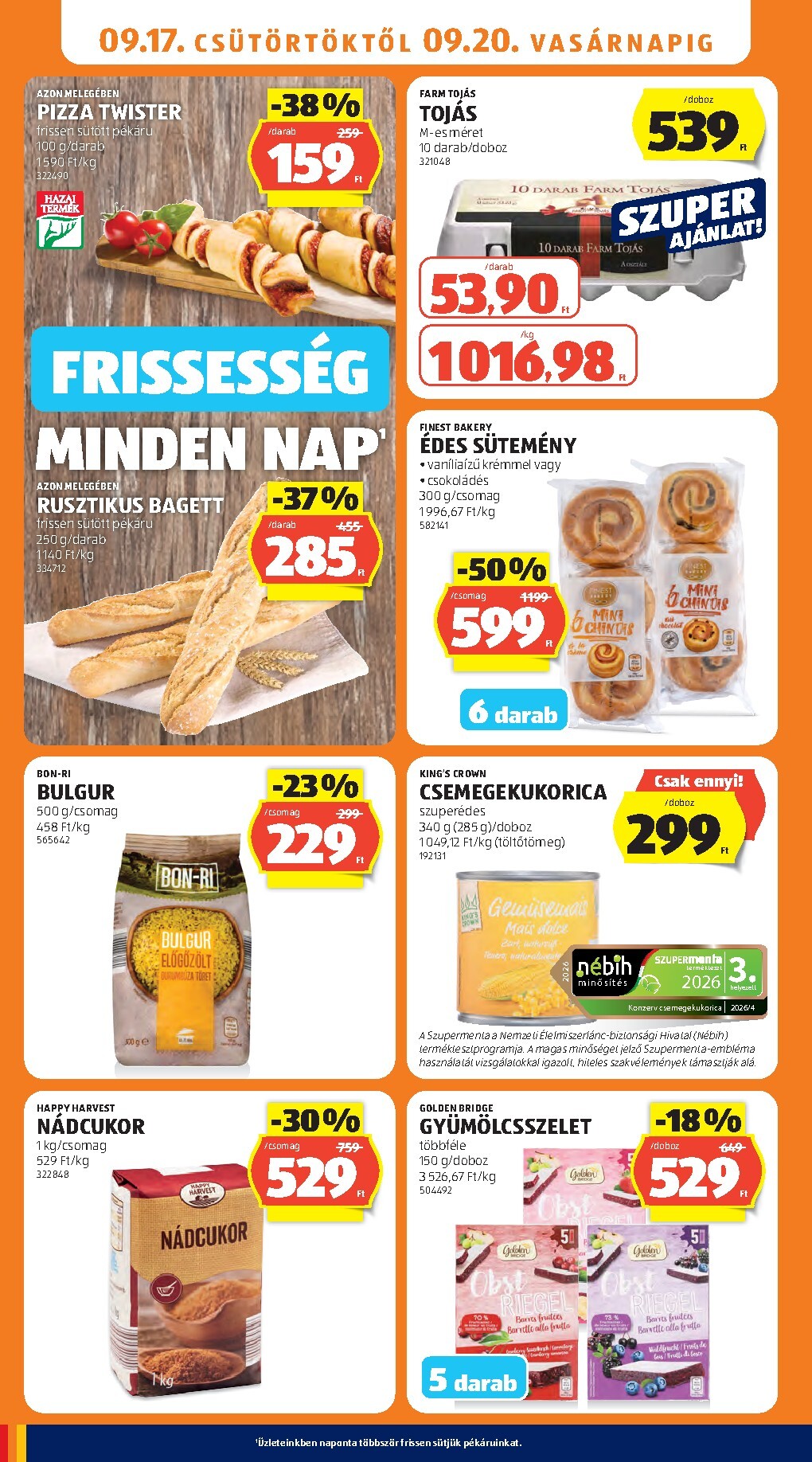 aldi - Aldi hirdetmény a következő hétre csütörtöktől 2026.09.17.-tól szerdától 2026.09.23.-ig - page: 14