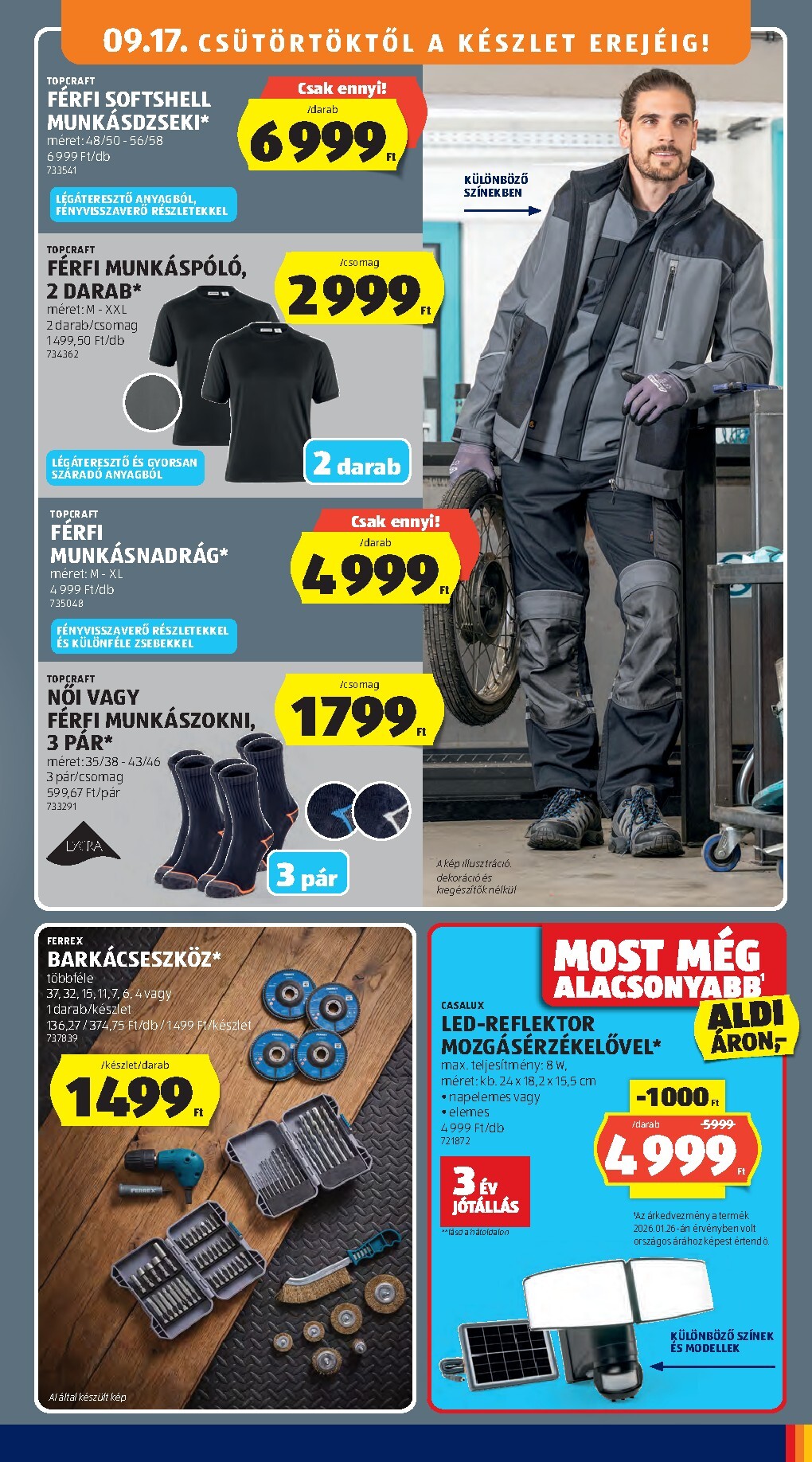 aldi - Aldi hirdetmény a következő hétre csütörtöktől 2026.09.17.-tól szerdától 2026.09.23.-ig - page: 37