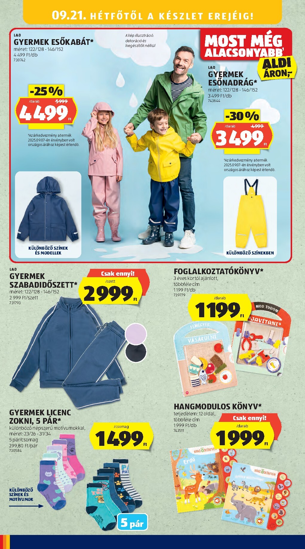aldi - Aldi hirdetmény a következő hétre csütörtöktől 2026.09.17.-tól szerdától 2026.09.23.-ig - page: 43