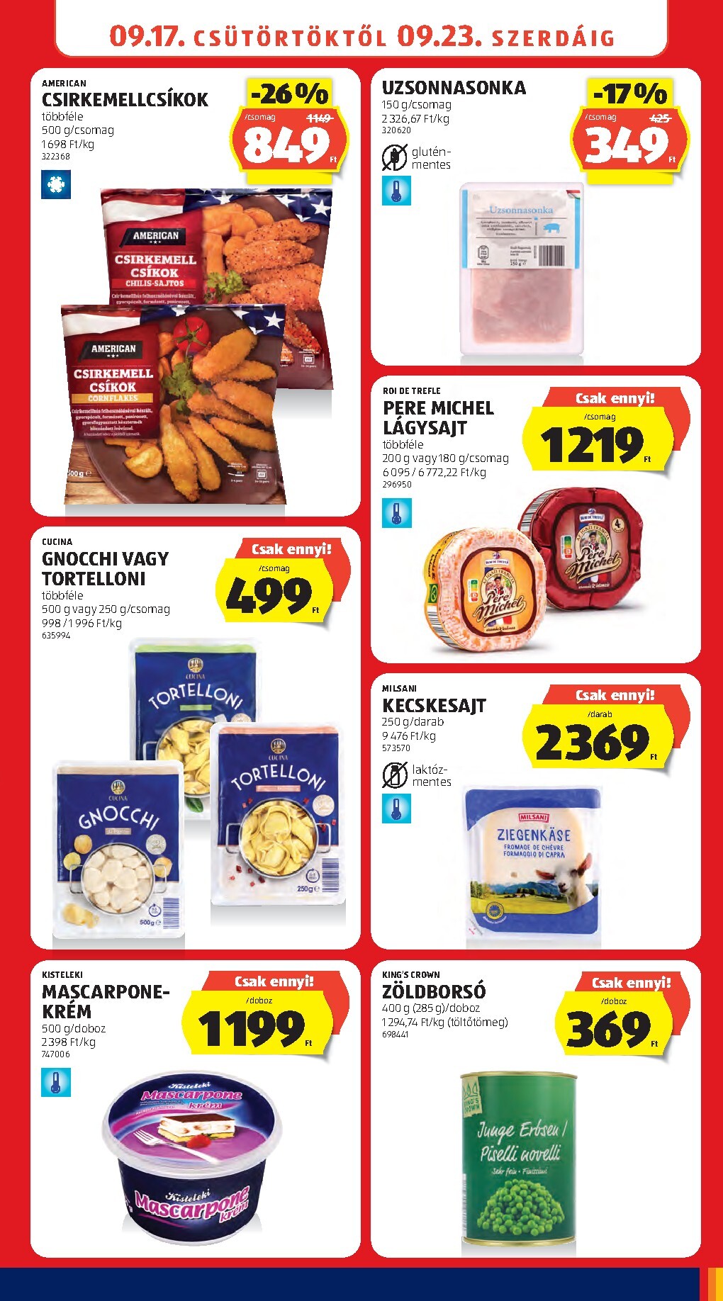 aldi - Aldi hirdetmény a következő hétre csütörtöktől 2026.09.17.-tól szerdától 2026.09.23.-ig - page: 11