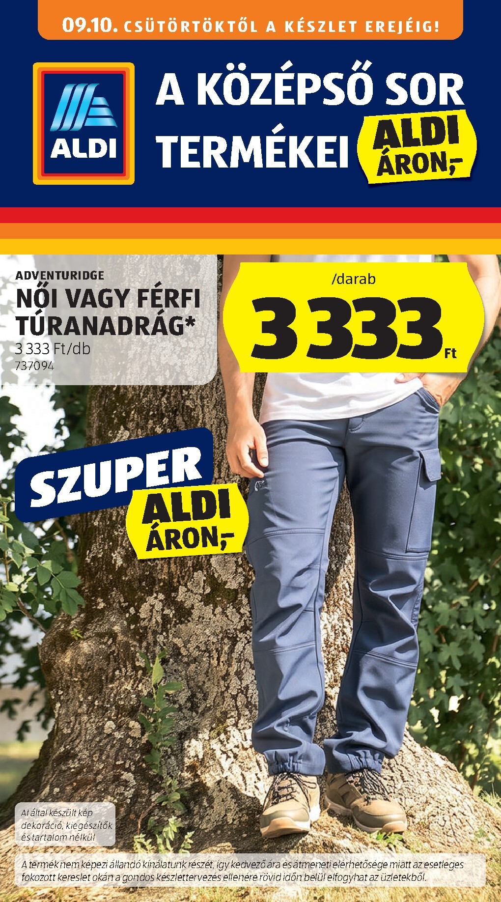 aldi - Aktuális Aldi - Középső sor termékei szórólap érvényes csütörtöktől 2026.09.10.-től szerdától 2026.09.16.-ig
