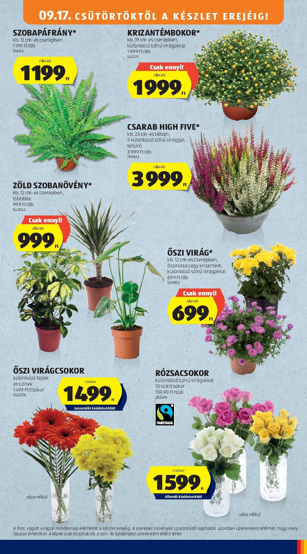 aldi - Aktuális Aldi - Középső sor termékei szórólap érvényes csütörtöktől 2026.09.17.-től szerdától 2026.09.23.-ig - page: 7