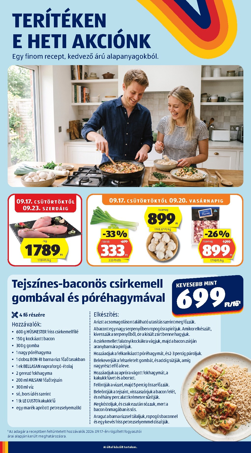 aldi - Aktuális Aldi szórólap érvényes csütörtöktől 2026.09.17.-től szerdától 2026.09.23.-ig - page: 40