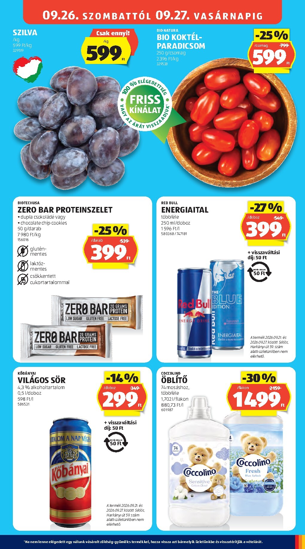 aldi - Aldi hirdetmény a következő hétre csütörtöktől 2026.09.24.-tól szerdától 2026.09.30.-ig - page: 29