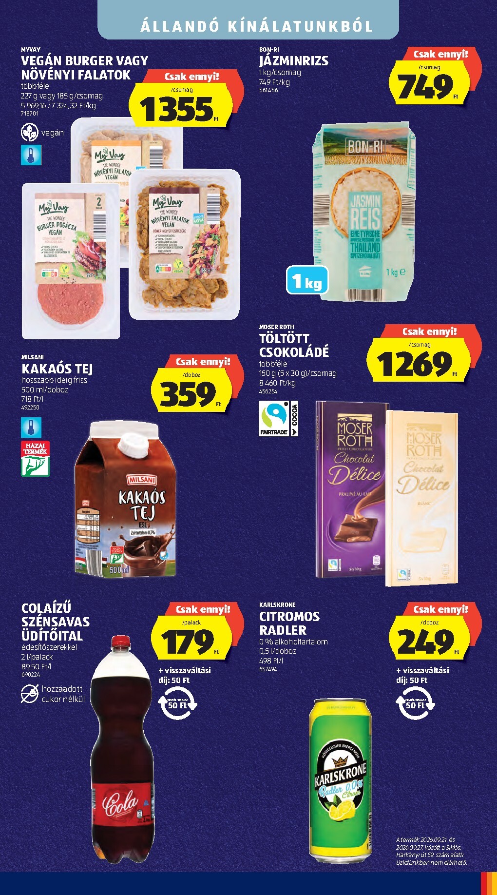 aldi - Aldi hirdetmény a következő hétre csütörtöktől 2026.09.24.-tól szerdától 2026.09.30.-ig - page: 3