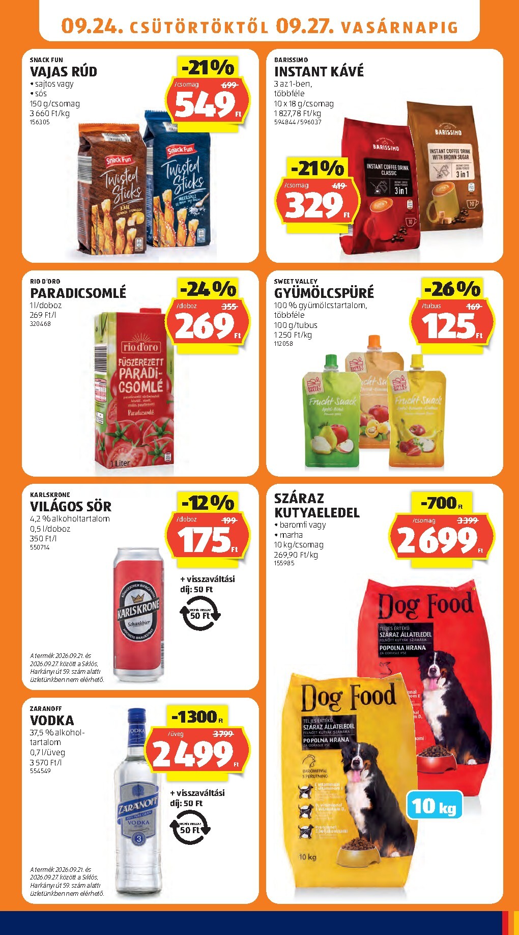 aldi - Aldi hirdetmény a következő hétre csütörtöktől 2026.09.24.-tól szerdától 2026.09.30.-ig - page: 15