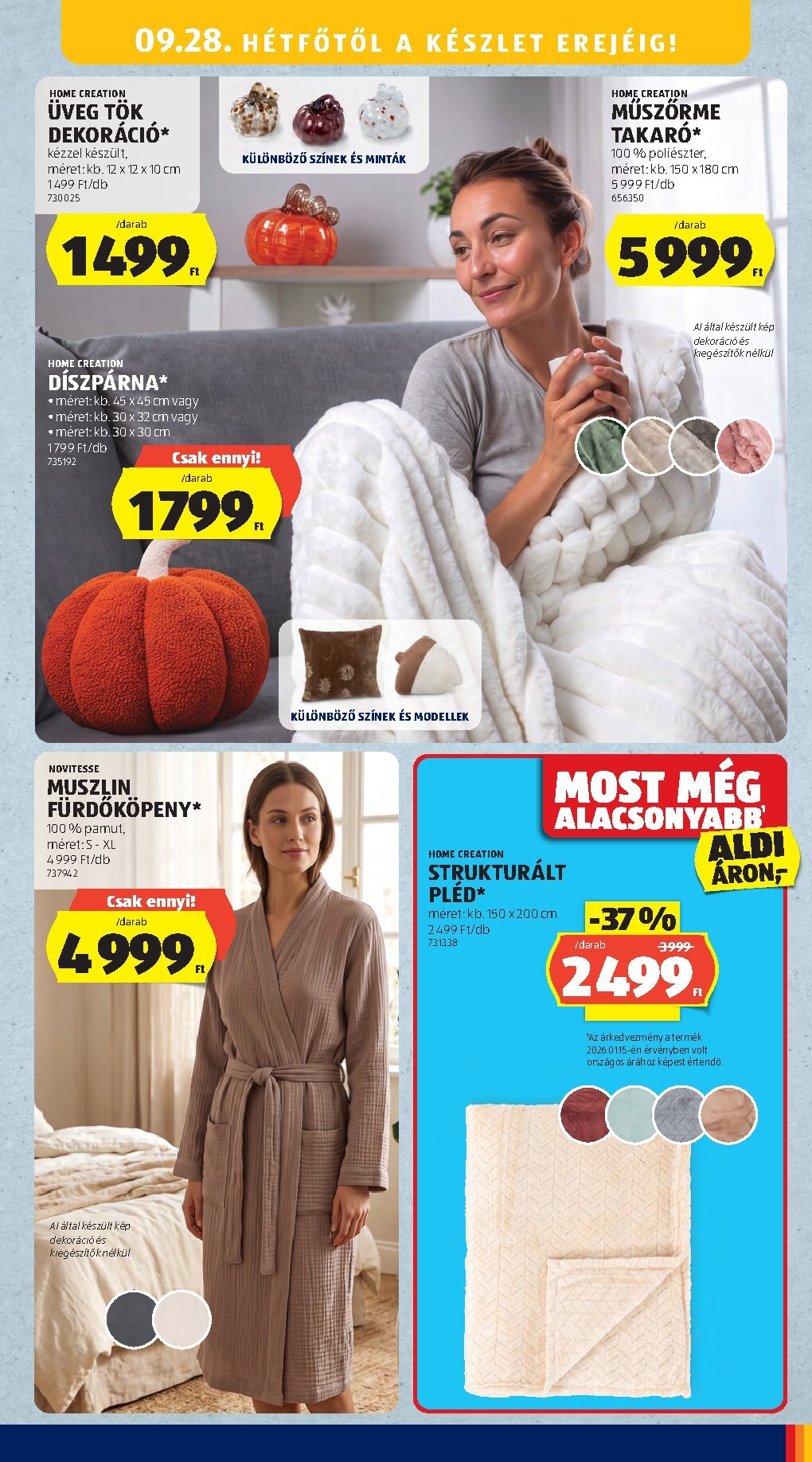 aldi - Aldi hirdetmény a következő hétre csütörtöktől 2026.09.24.-tól szerdától 2026.09.30.-ig - page: 47