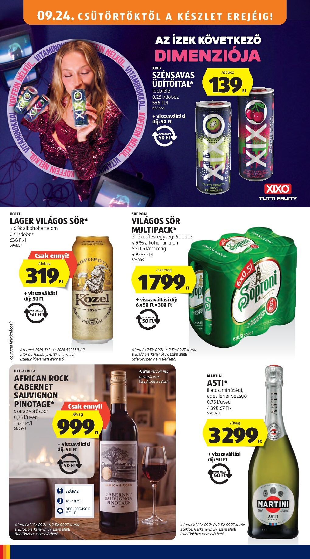 aldi - Aldi hirdetmény a következő hétre csütörtöktől 2026.09.24.-tól szerdától 2026.09.30.-ig - page: 18