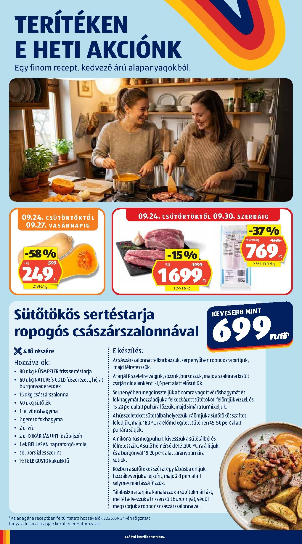 aldi - Aldi hirdetmény a következő hétre csütörtöktől 2026.09.24.-tól szerdától 2026.09.30.-ig - page: 10