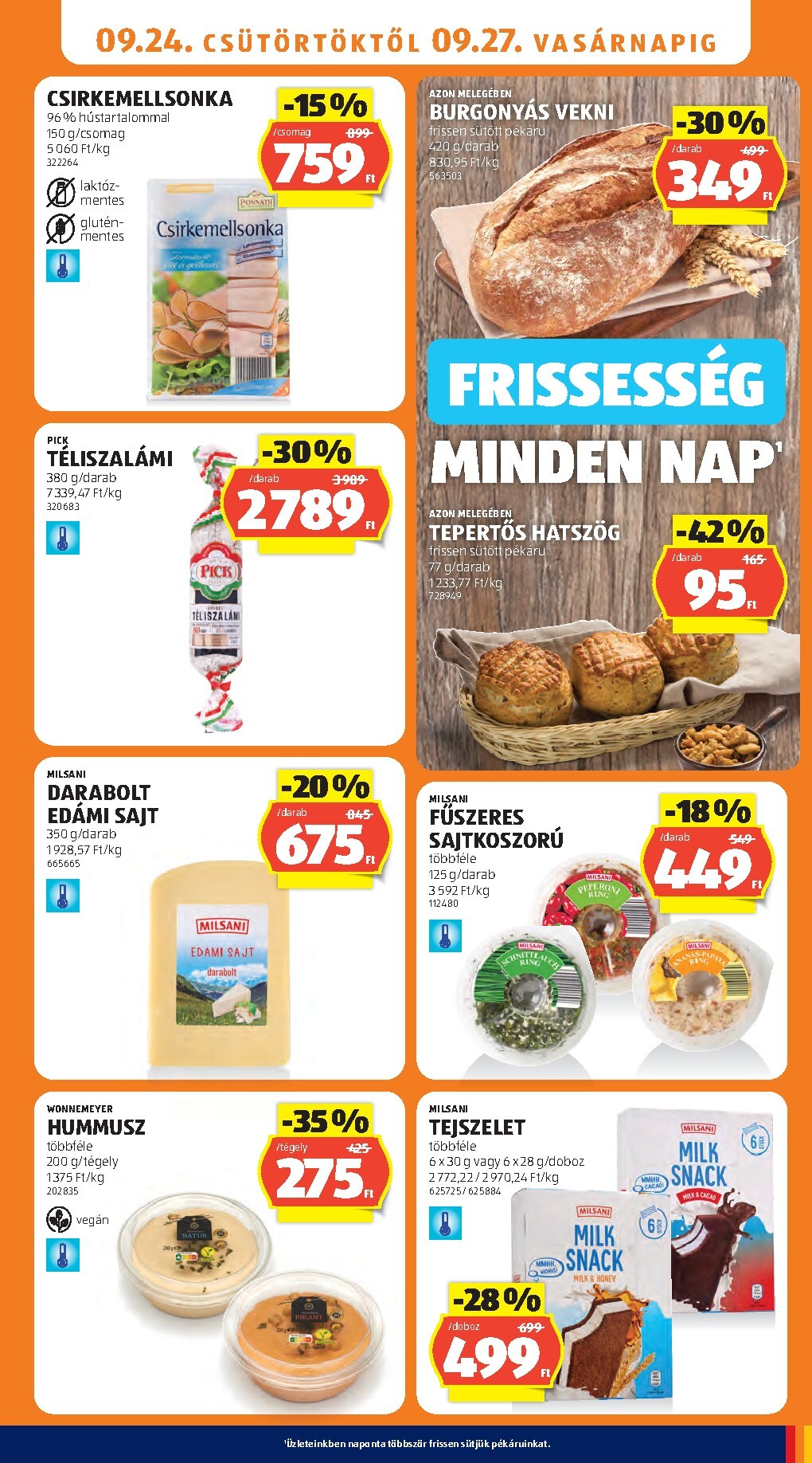aldi - Aldi hirdetmény a következő hétre csütörtöktől 2026.09.24.-tól szerdától 2026.09.30.-ig - page: 13