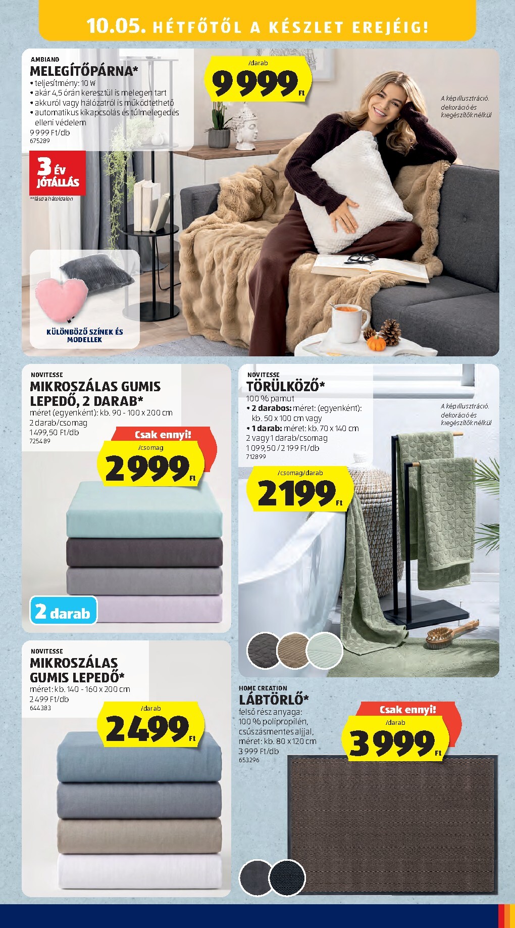 aldi - Aldi - Középső sor termékei hirdetmény a következő hétre csütörtöktől 2026.10.01.-tól szerdától 2026.10.07.-ig - page: 13