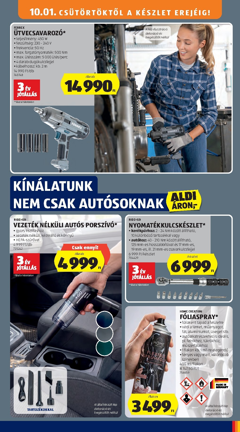 aldi - Aldi - Középső sor termékei hirdetmény a következő hétre csütörtöktől 2026.10.01.-tól szerdától 2026.10.07.-ig - page: 5