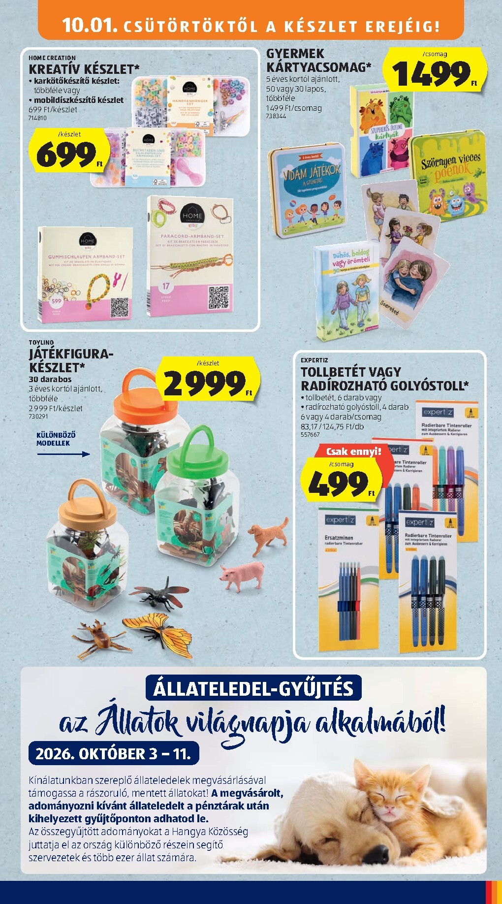 aldi - Aldi - Középső sor termékei hirdetmény a következő hétre csütörtöktől 2026.10.01.-tól szerdától 2026.10.07.-ig - page: 9