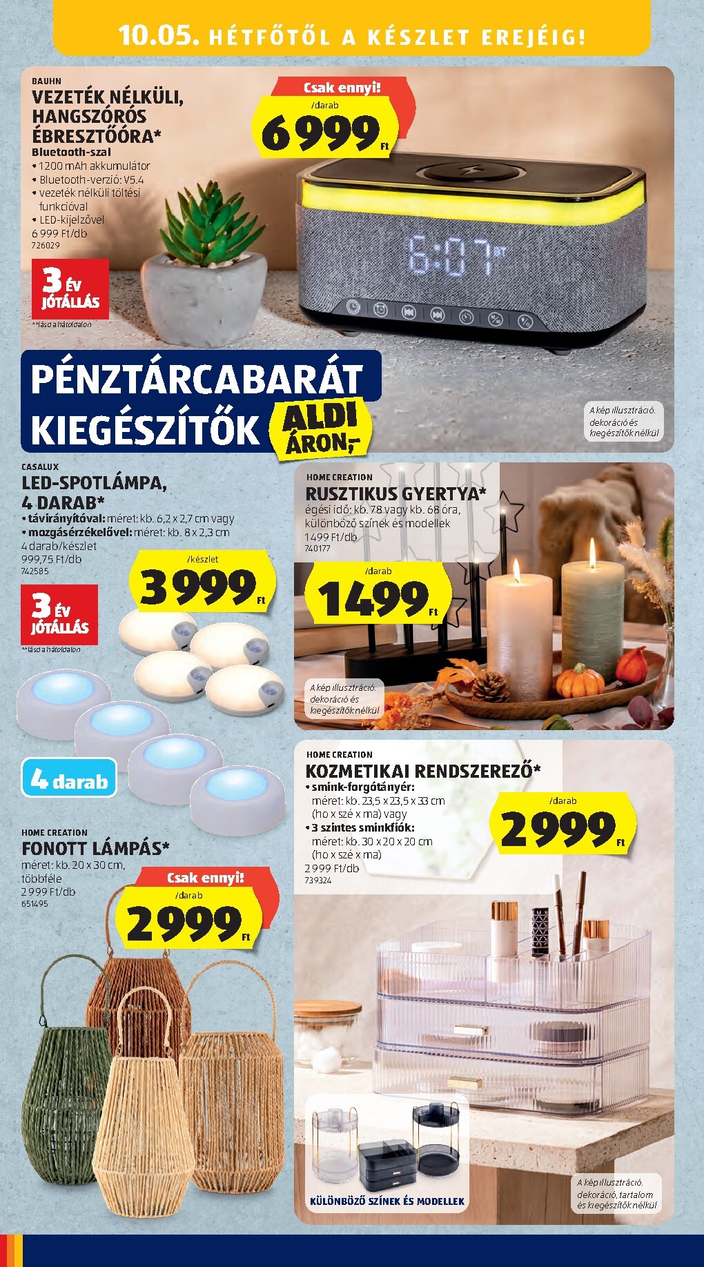 aldi - Aldi - Középső sor termékei hirdetmény a következő hétre csütörtöktől 2026.10.01.-tól szerdától 2026.10.07.-ig - page: 12