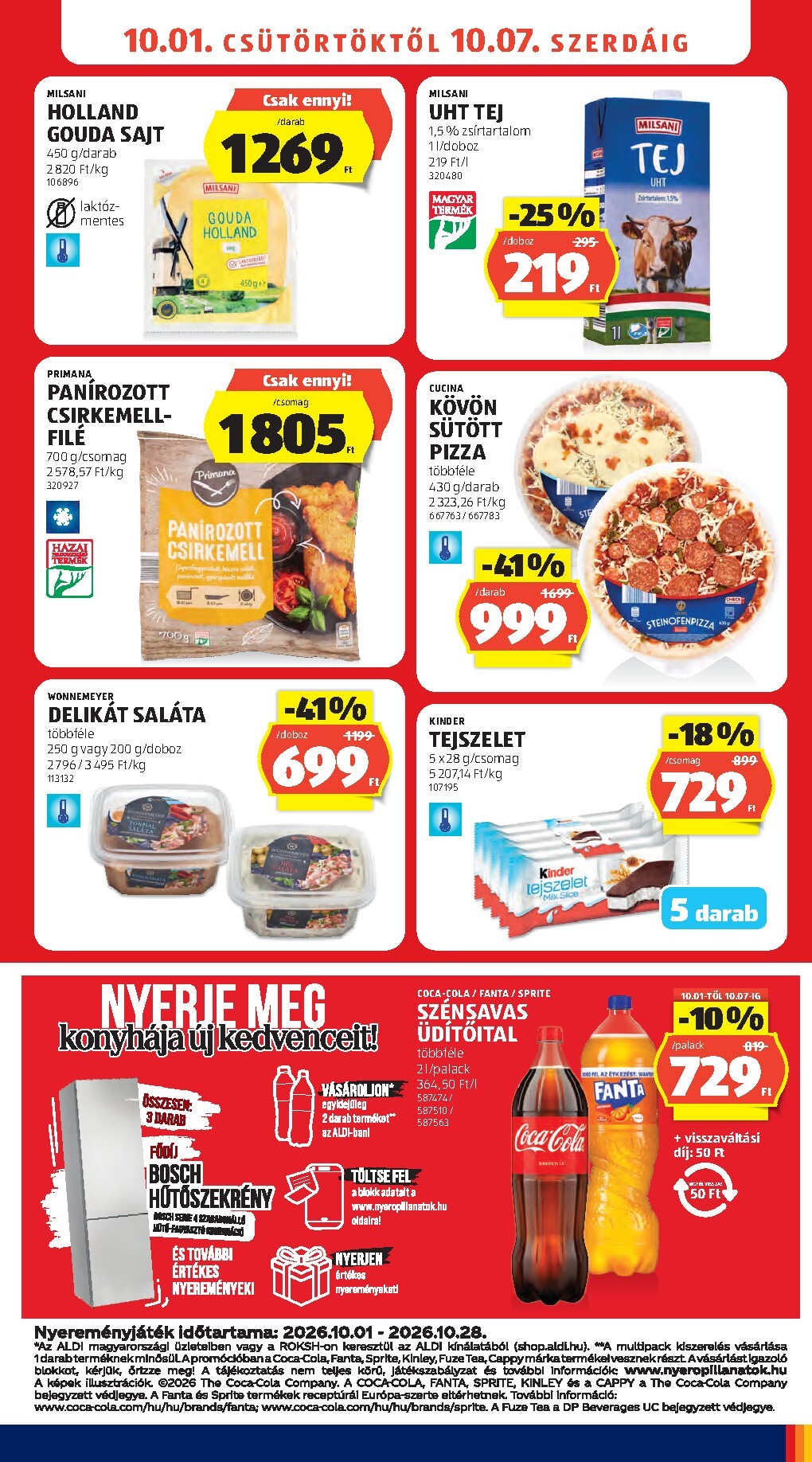 aldi - Aldi hirdetmény a következő hétre csütörtöktől 2026.10.01.-tól szerdától 2026.10.07.-ig - page: 11