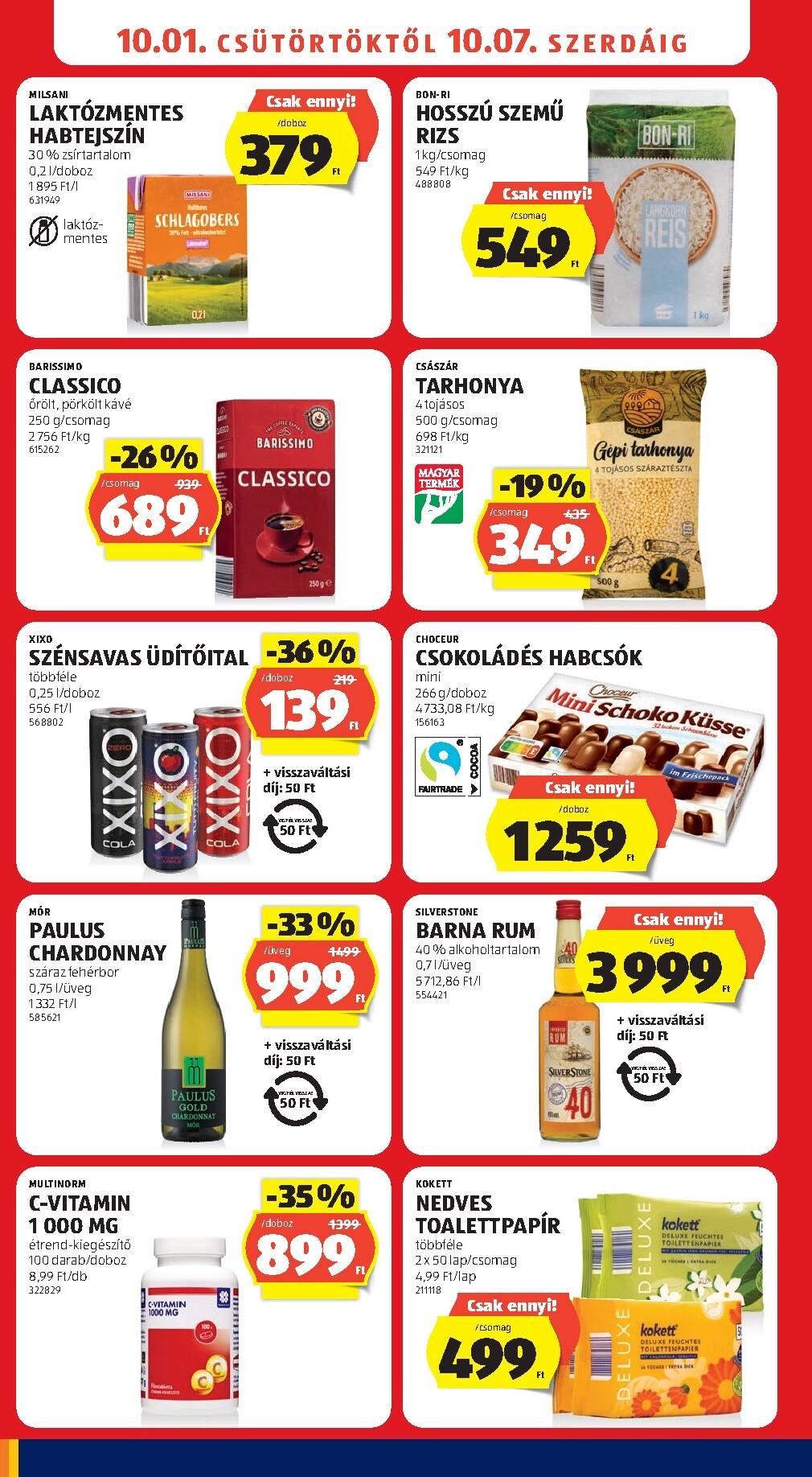 aldi - Aldi hirdetmény a következő hétre csütörtöktől 2026.10.01.-tól szerdától 2026.10.07.-ig - page: 12