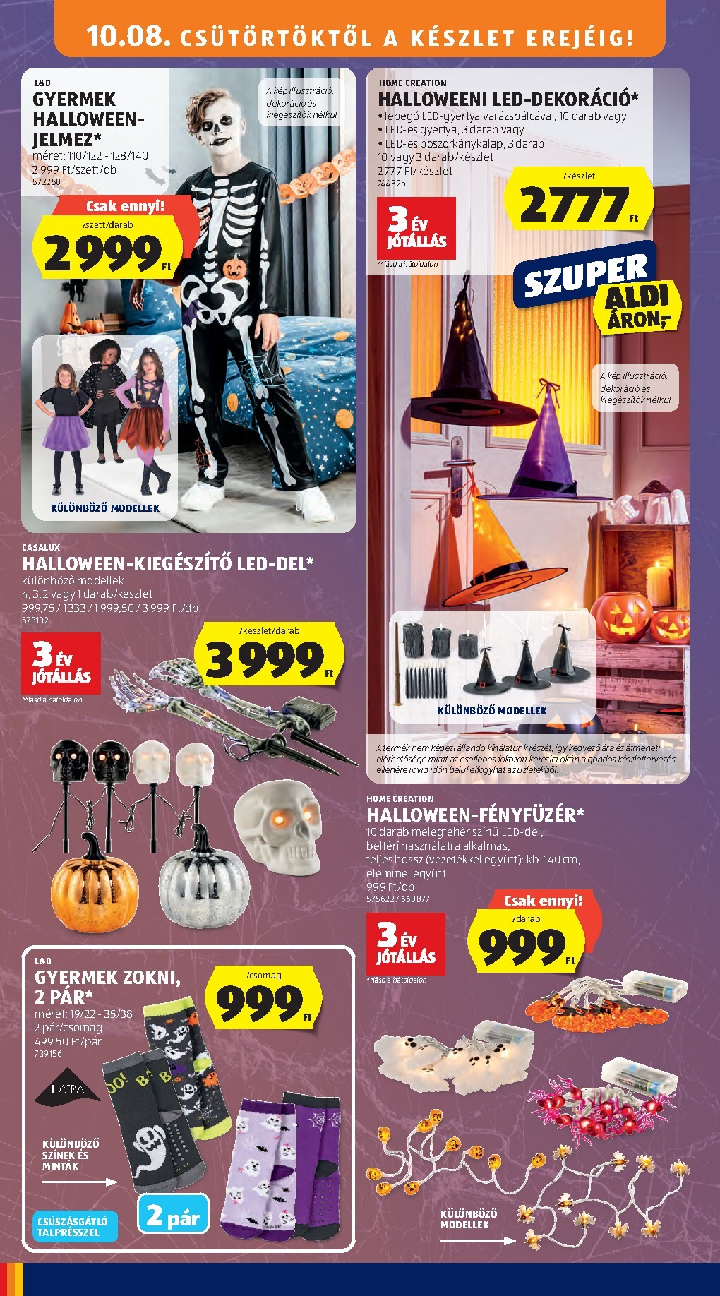 aldi - Aldi - Középső sor termékei hirdetmény a következő hétre csütörtöktől 2026.10.08.-tól szerdától 2026.10.14.-ig - page: 2