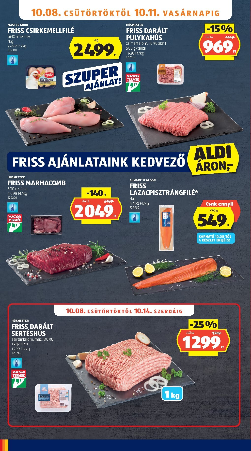 aldi - Aldi hirdetmény a következő hétre csütörtöktől 2026.10.08.-tól szerdától 2026.10.14.-ig - page: 8
