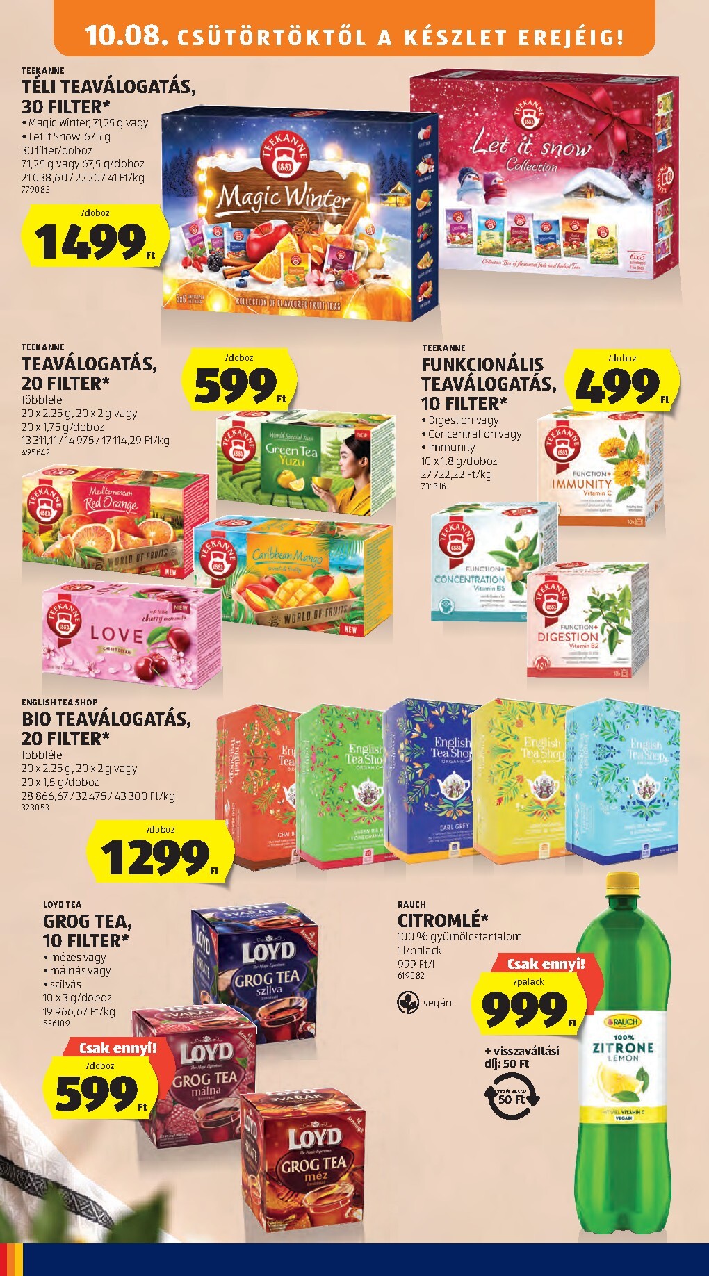 aldi - Aldi hirdetmény a következő hétre csütörtöktől 2026.10.08.-tól szerdától 2026.10.14.-ig - page: 22