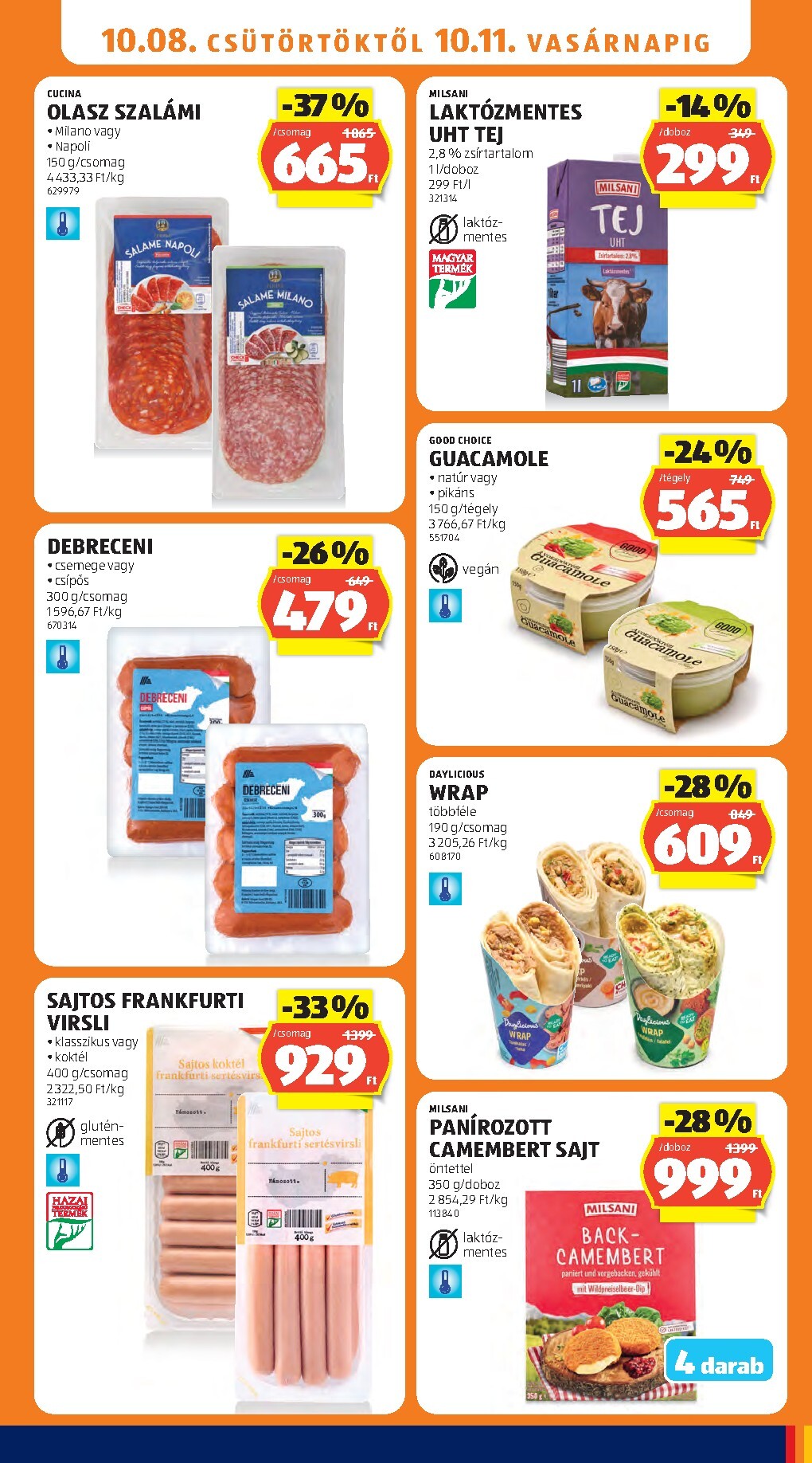aldi - Aldi hirdetmény a következő hétre csütörtöktől 2026.10.08.-tól szerdától 2026.10.14.-ig - page: 13