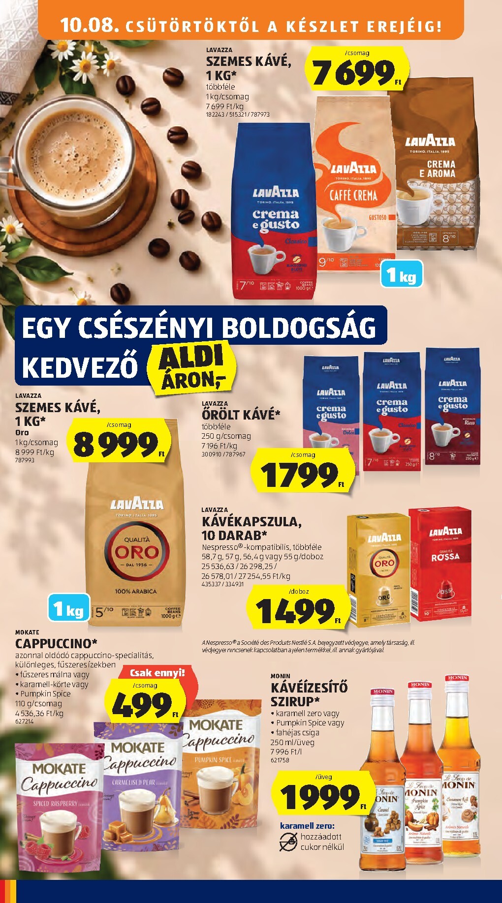 aldi - Aldi hirdetmény a következő hétre csütörtöktől 2026.10.08.-tól szerdától 2026.10.14.-ig - page: 20