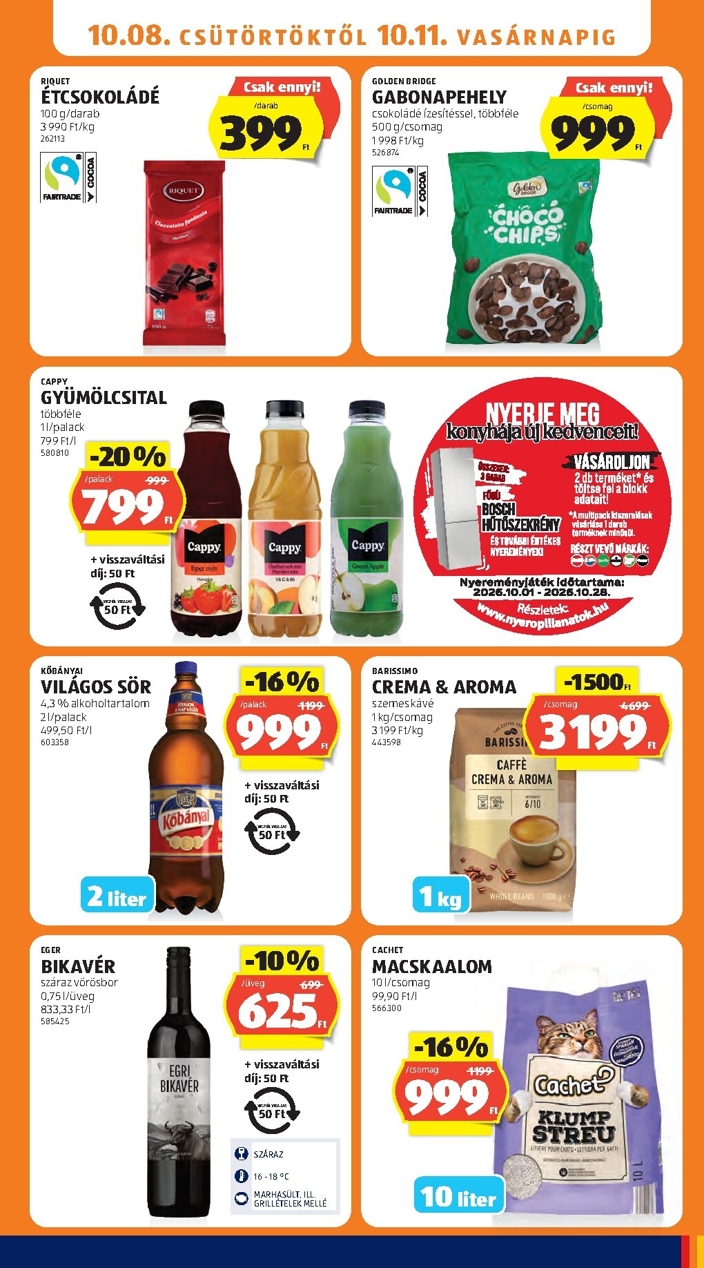 aldi - A jövőbeli Aldi akciós újság csütörtöktől 2026.10.08.-tól szerdától 2026.10.14.-ig érvényes. - page: 15