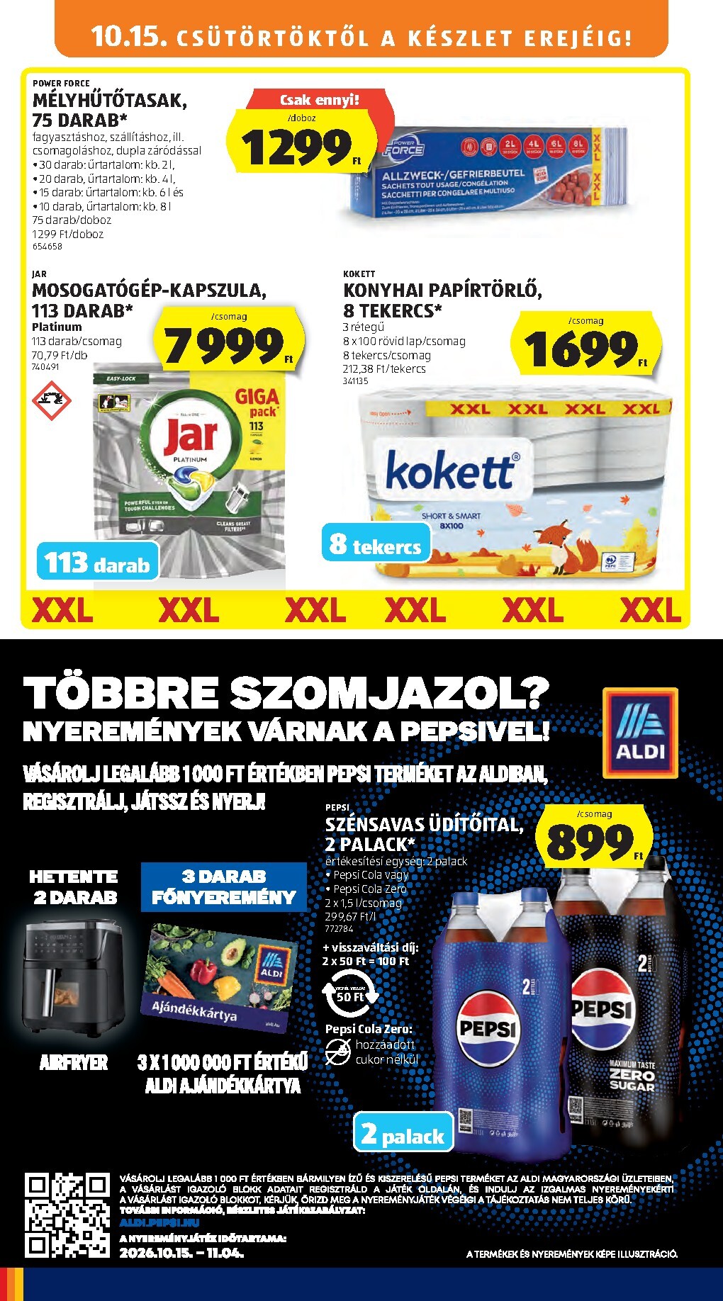 aldi - Aldi hirdetmény a következő hétre csütörtöktől 2026.10.15.-tól szerdától 2026.10.21.-ig - page: 18
