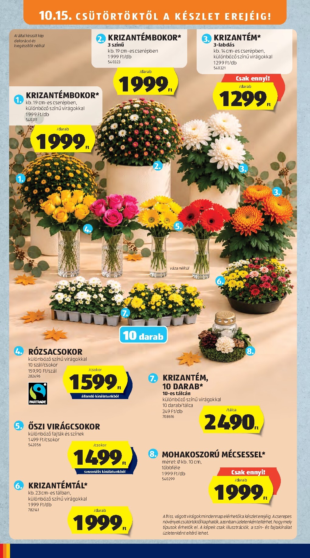 aldi - Aldi - Középső sor termékei hirdetmény a következő hétre csütörtöktől 2026.10.15.-tól szerdától 2026.10.21.-ig - page: 12