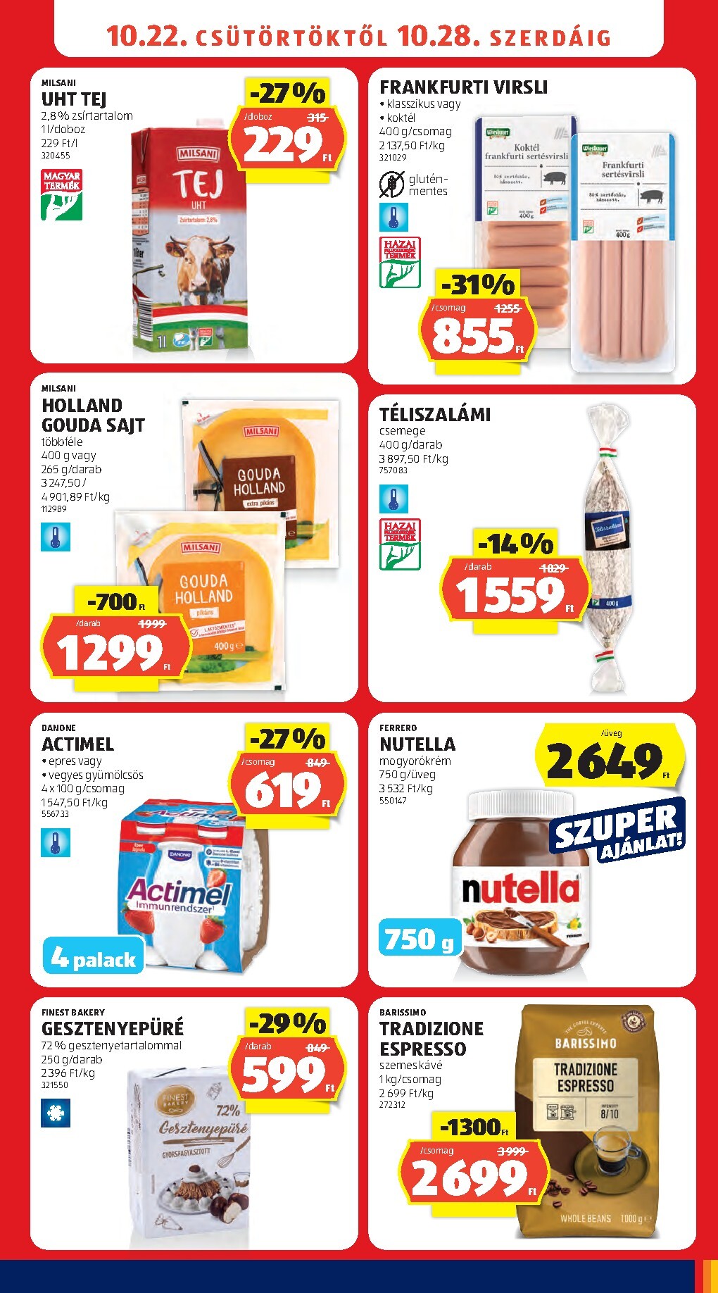 aldi - Aldi hirdetmény a következő hétre csütörtöktől 2026.10.22.-tól szerdától 2026.10.28.-ig - page: 11