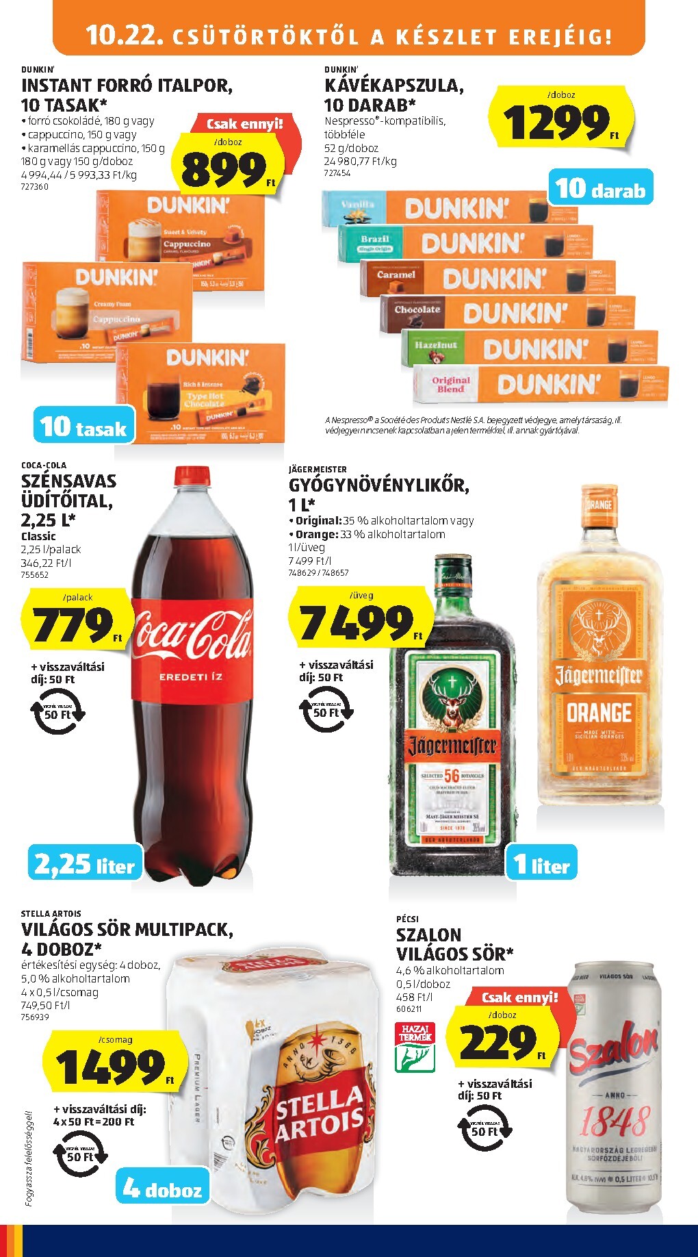 aldi - Aldi hirdetmény a következő hétre csütörtöktől 2026.10.22.-tól szerdától 2026.10.28.-ig - page: 18